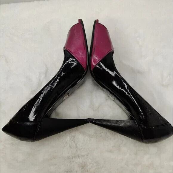 Vintage Pink Purple peep toe pumps. - Picture 4 of 7